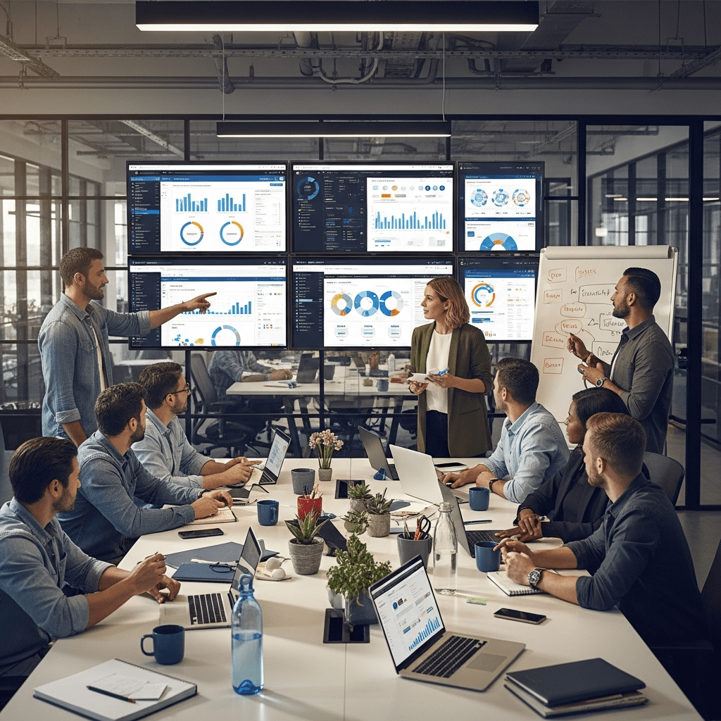 Salesforce Marketing Cloud Review 2026 : Powerful Truth About Social 2 Team analyzing marketing cloud data