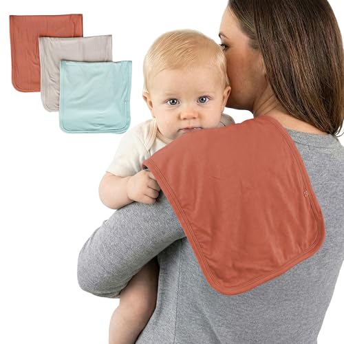 Caden Lane Review: Soft, Stylish Baby Essentials Every Parent Needs 8 Caden Lane Premium Baby Burp Cloths, Ultra Soft & Absorbent, Gender Neutral for Newborn, Boy & Girl, Essentials for Feeding & Teething, Machine Washable, 3-Pack, Sunset Neutrals