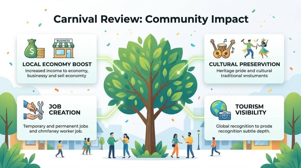 Carnival Review 2026: A Complete Guide to the World’s Greatest Festivals 6 carnival local community impact infographic economics and culture